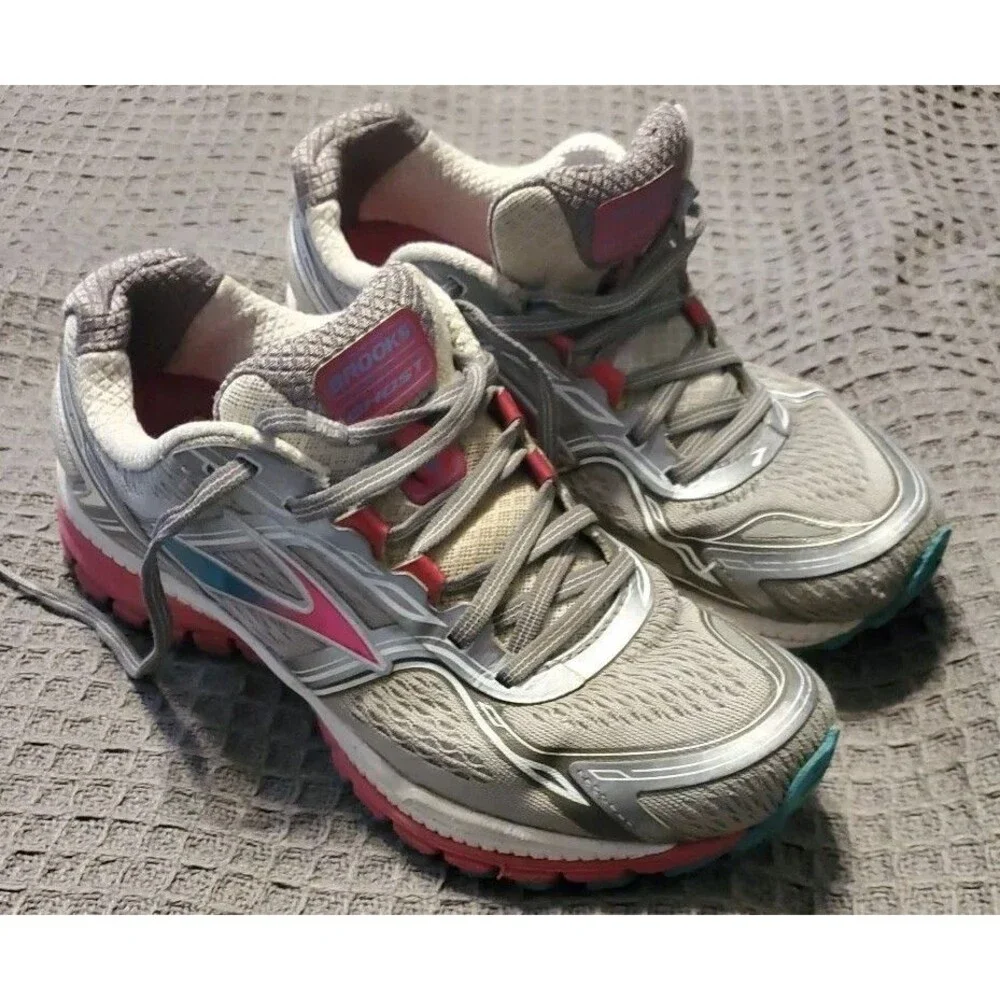 Size 7.5 - Brooks Ghost 8 Gray - 120193-1B-073 Women's Sneakers Athletic Running